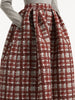 PLAID FAILLE SKIRT