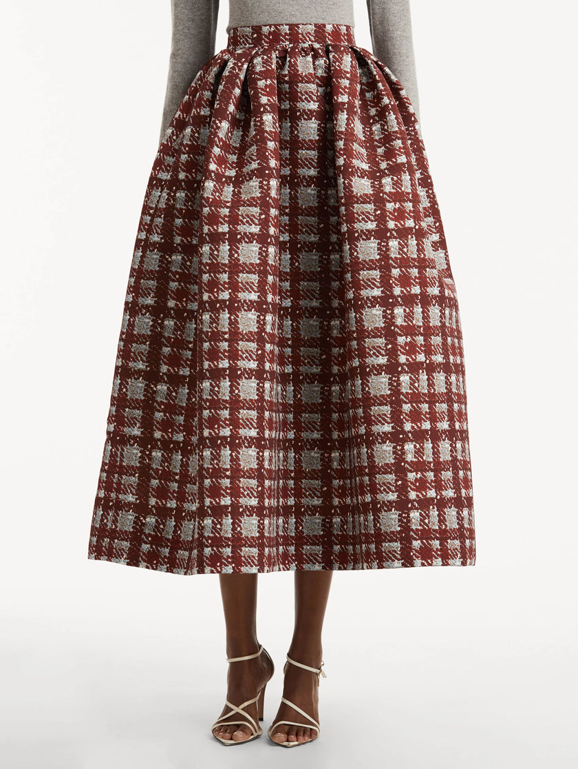 PLAID FAILLE SKIRT