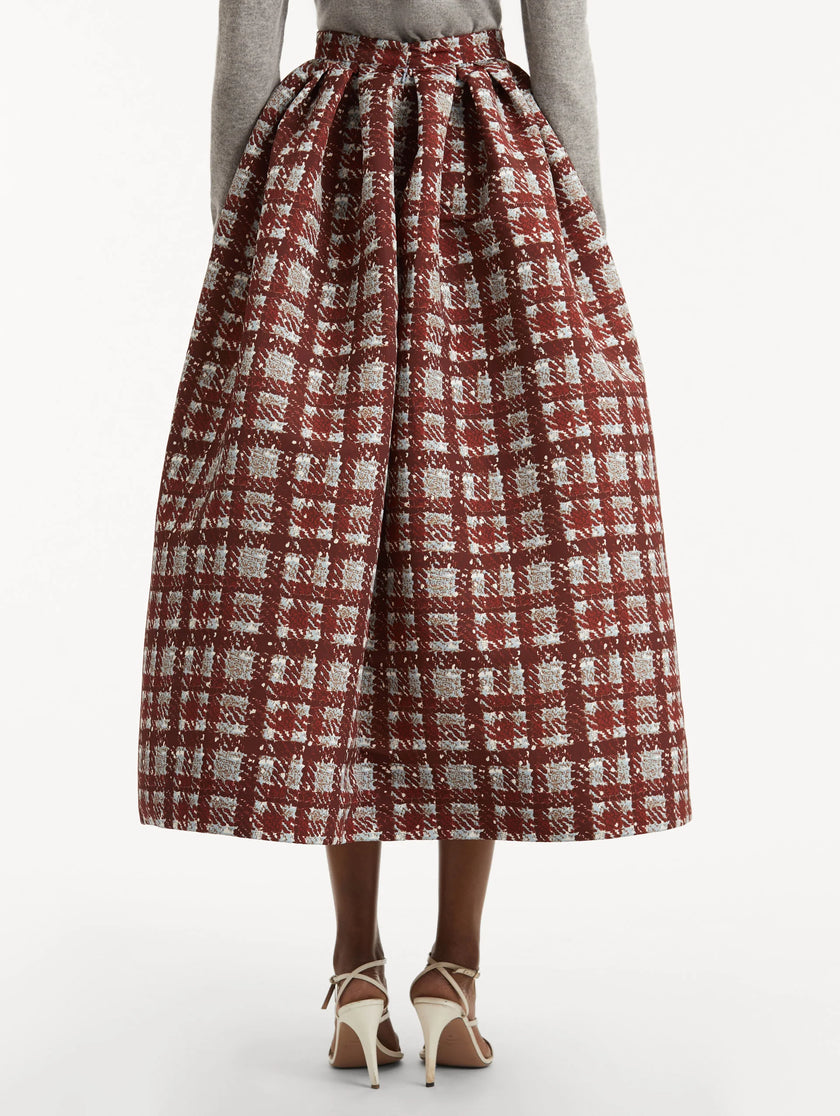 PLAID FAILLE SKIRT