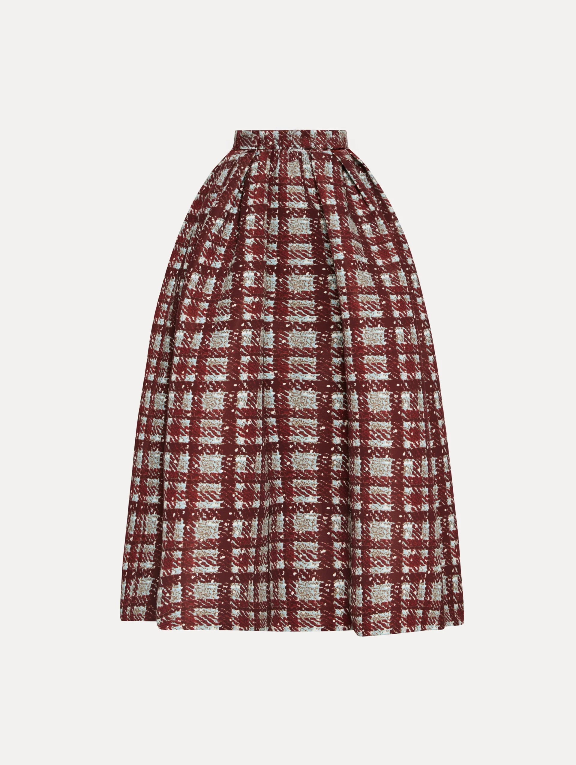 PLAID FAILLE SKIRT