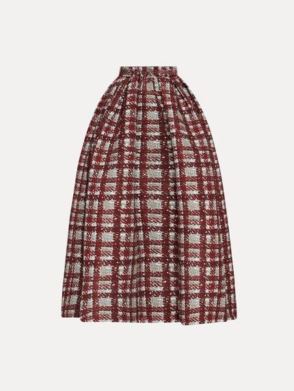 PLAID FAILLE SKIRT