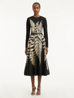 FERN PRINTED COCKTAIL DRESS