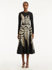FERN PRINTED COCKTAIL DRESS