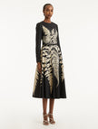 FERN PRINTED COCKTAIL DRESS