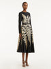 FERN PRINTED COCKTAIL DRESS