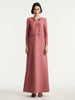 FLORAL LACE UP CAFTAN