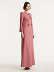 FLORAL LACE UP CAFTAN