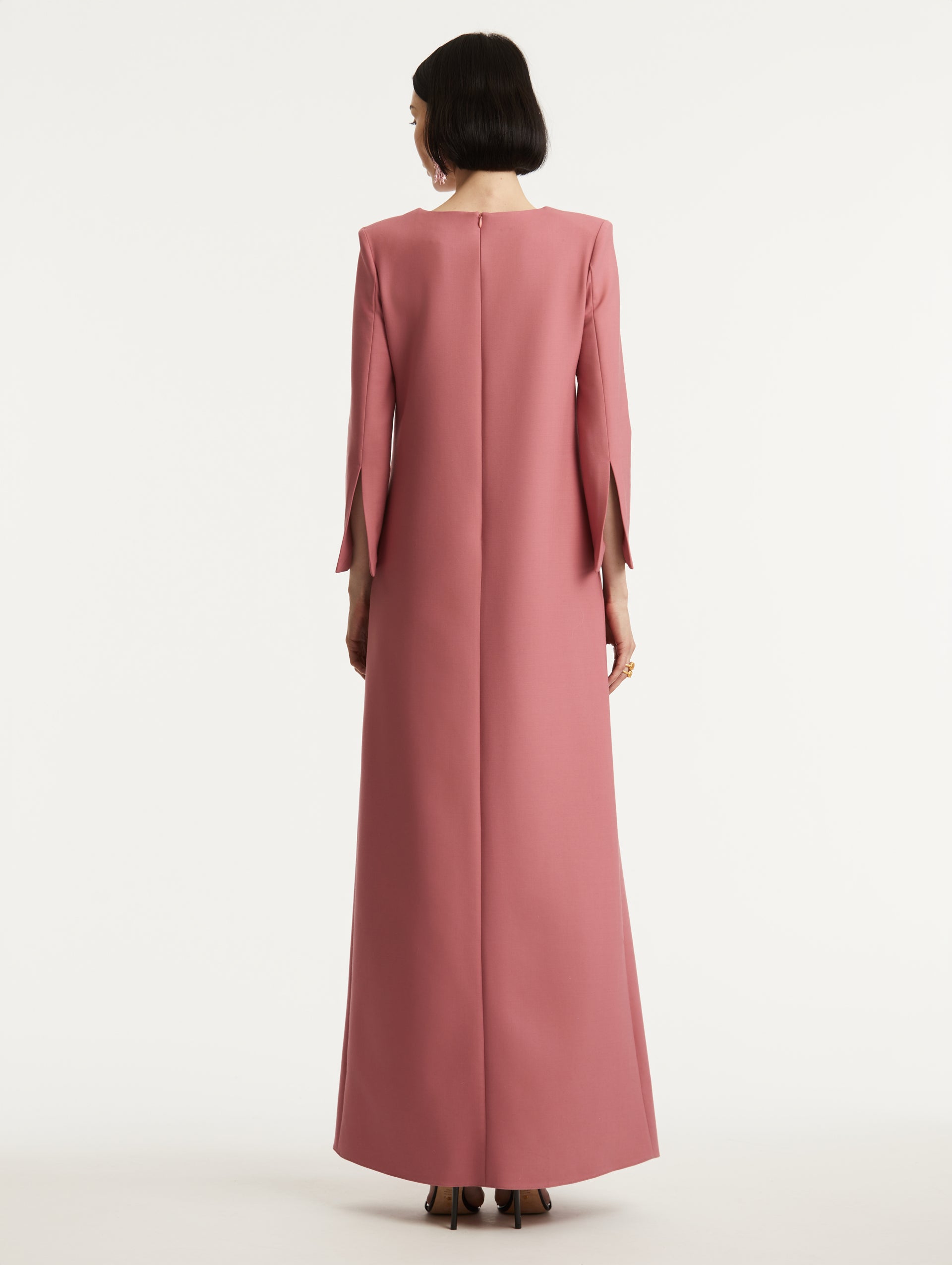 FLORAL LACE UP CAFTAN