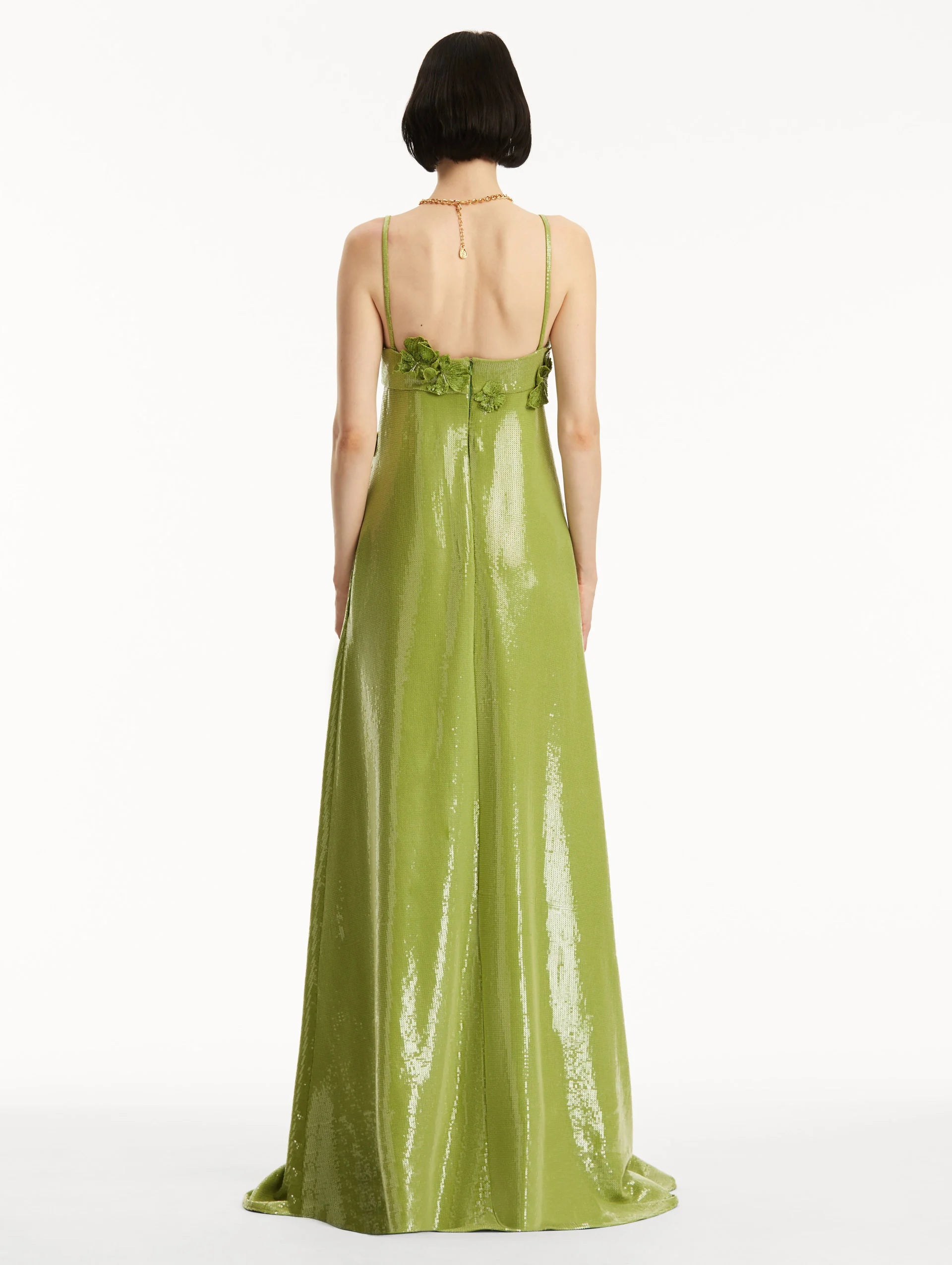 SEQUIN JERSEY GOWN