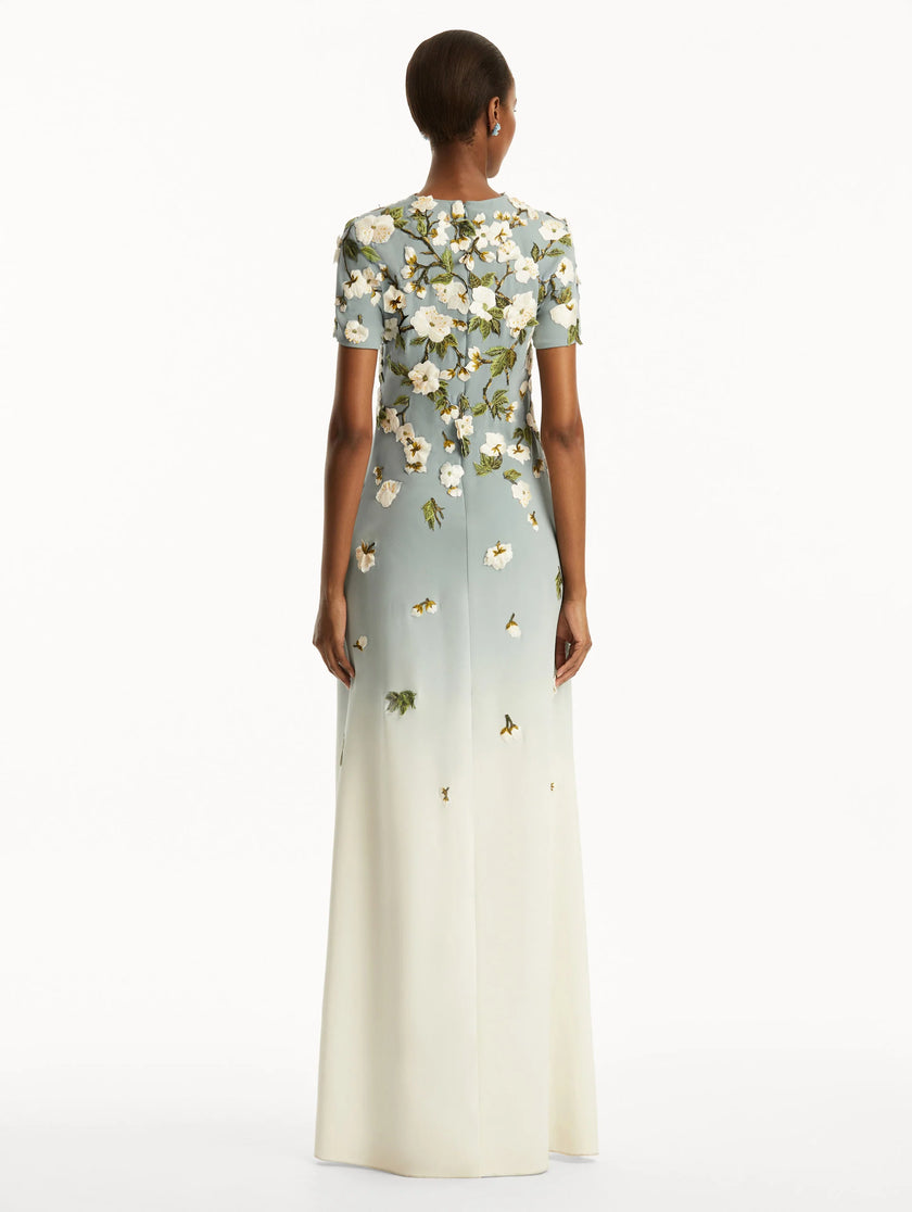 OMBRE CHERRY BLOSSOM GOWN
