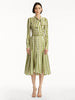 GEO SILK TWILL SHIRT DRESS