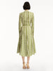 GEO SILK TWILL SHIRT DRESS