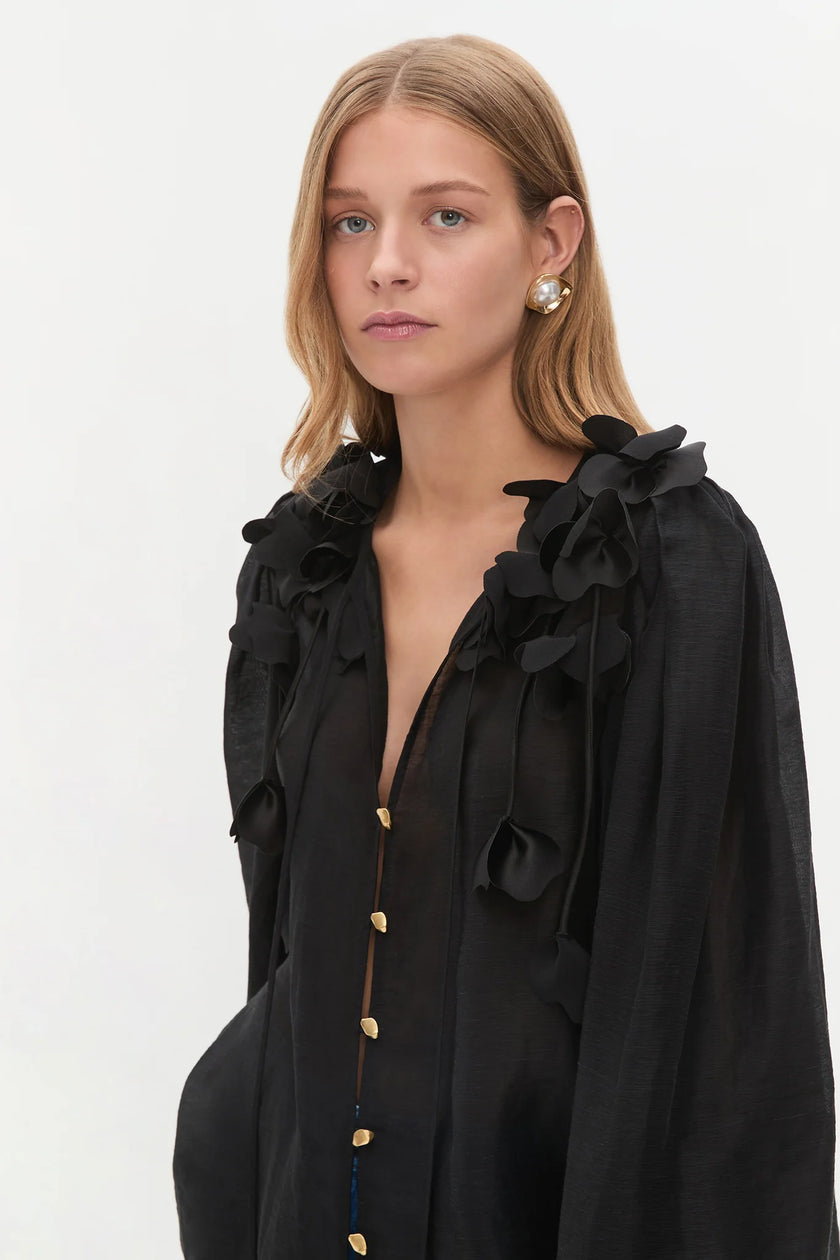 CAMILLE FLOWER BLOUSE
