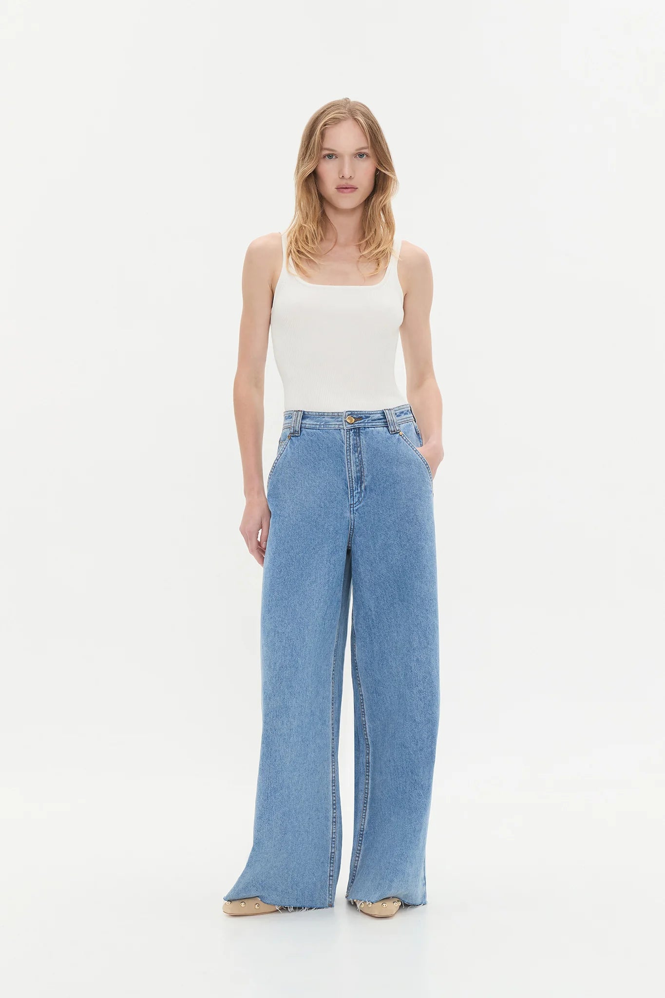 HOLLAND WIDE LEG JEAN