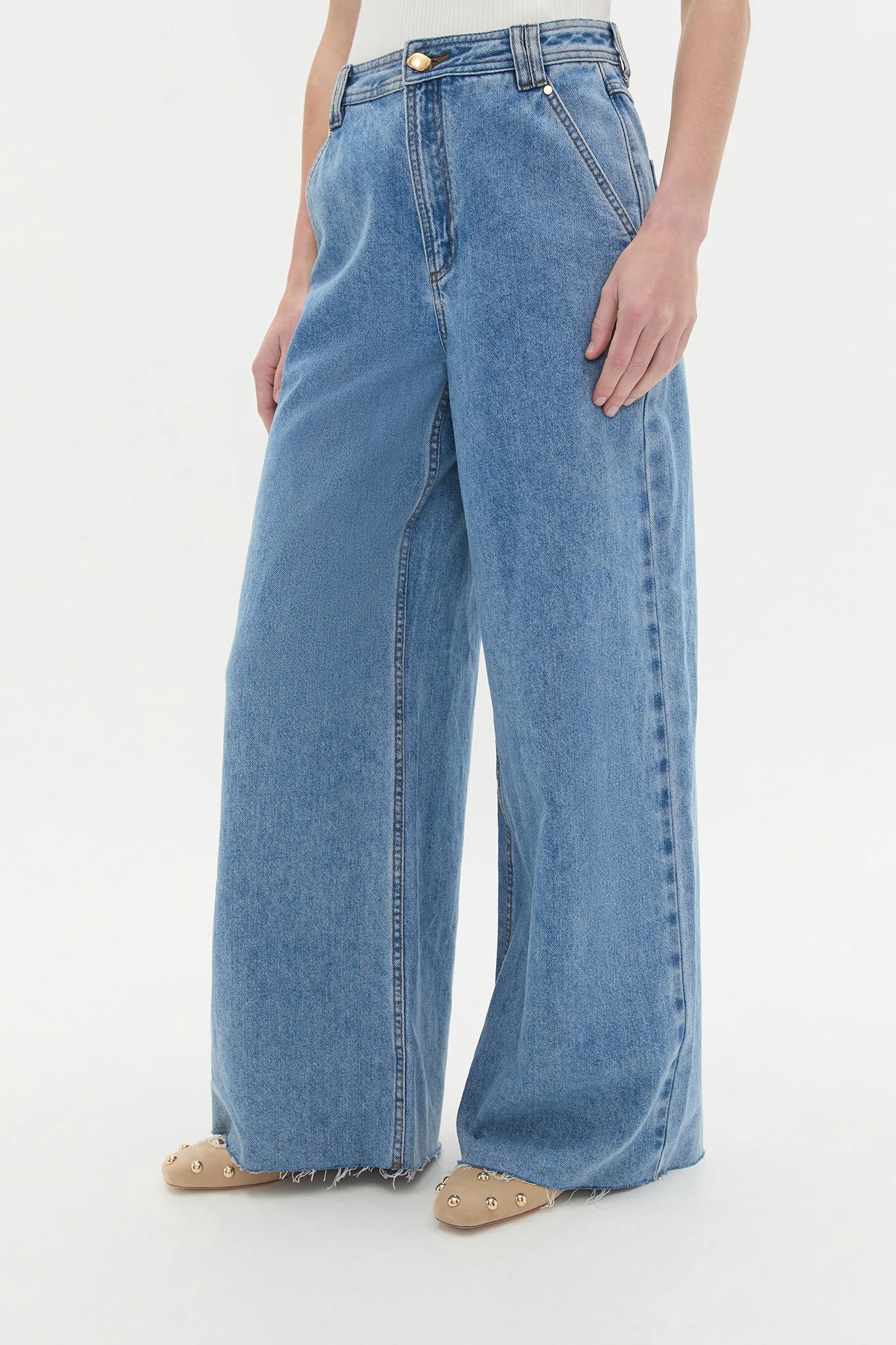HOLLAND WIDE LEG JEAN