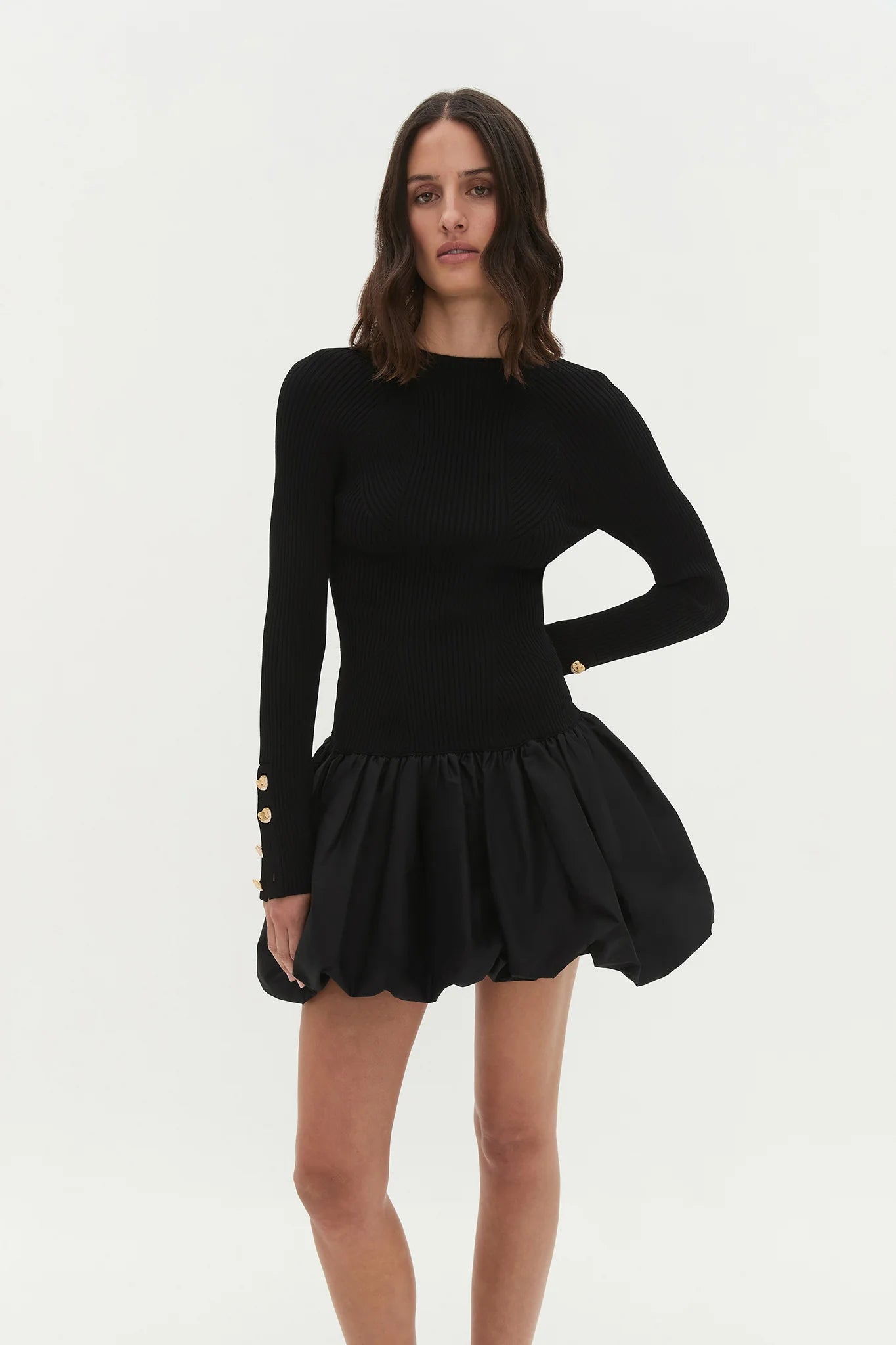 MOONLIGHT KNIT MINI DRESS