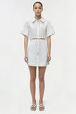 MARCY COTTON MINI SHIRT DRESS