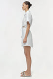 MARCY COTTON MINI SHIRT DRESS