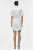 MARCY COTTON MINI SHIRT DRESS
