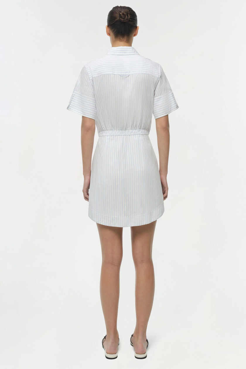 MARCY COTTON MINI SHIRT DRESS