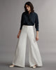 STEVIE COATED VISCOSE LINEN PANT