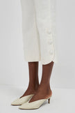 TORTONA BUTTON HEM PANTS