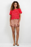 VERDI 3D FLORAL TOP