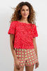 VERDI 3D FLORAL TOP