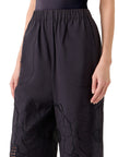 FREY FLOWER EYELET COTTON POPLIN PANTS