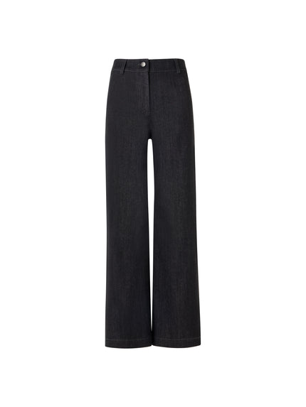 CAIA HIGH STRETCH DENIM CROPPED PANTS