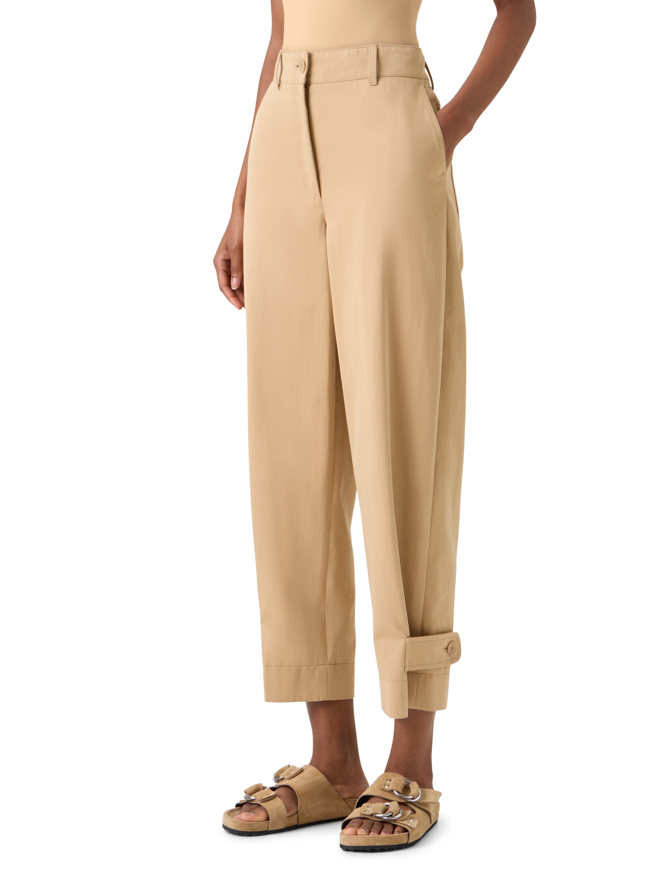 FRASER COTTON GABARDINE PANTS