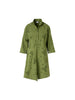 FLORAL EYELET EMBROIDERED ASYMMETRIC SHIRTDRESS