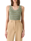 SPACE DYE MERINO WOOL RIB TANK TOP