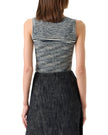 SPACE DYE MERINO WOOL RIB TANK TOP