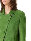 SUEDE CROP MOTO JACKET