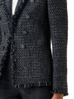 SALT AND PEPPER TWEED JACKET