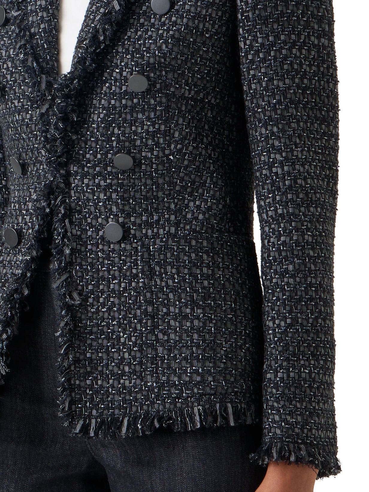 SALT AND PEPPER TWEED JACKET