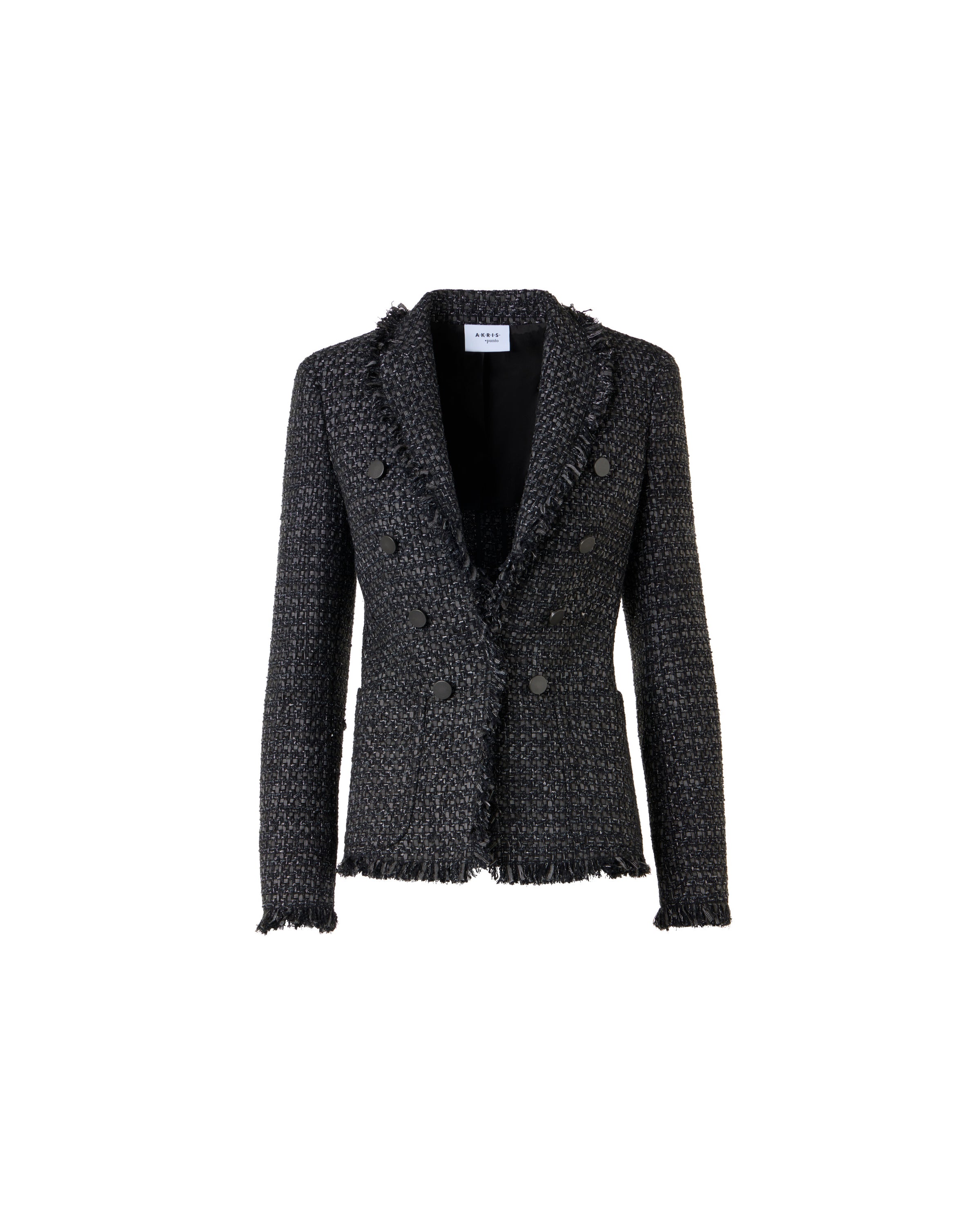 SALT AND PEPPER TWEED JACKET