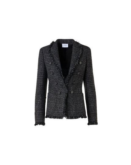 SALT AND PEPPER TWEED JACKET