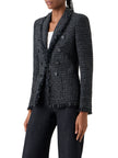 SALT AND PEPPER TWEED JACKET