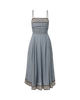 LANA SCARF PRINT MIDI DRESS