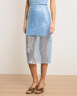 ALLORA SEQUIN MIDI SKIRT