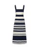 ELLA STRIPED MIDI DRESS