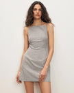 CHESTER GINGHAM MINI DRESS