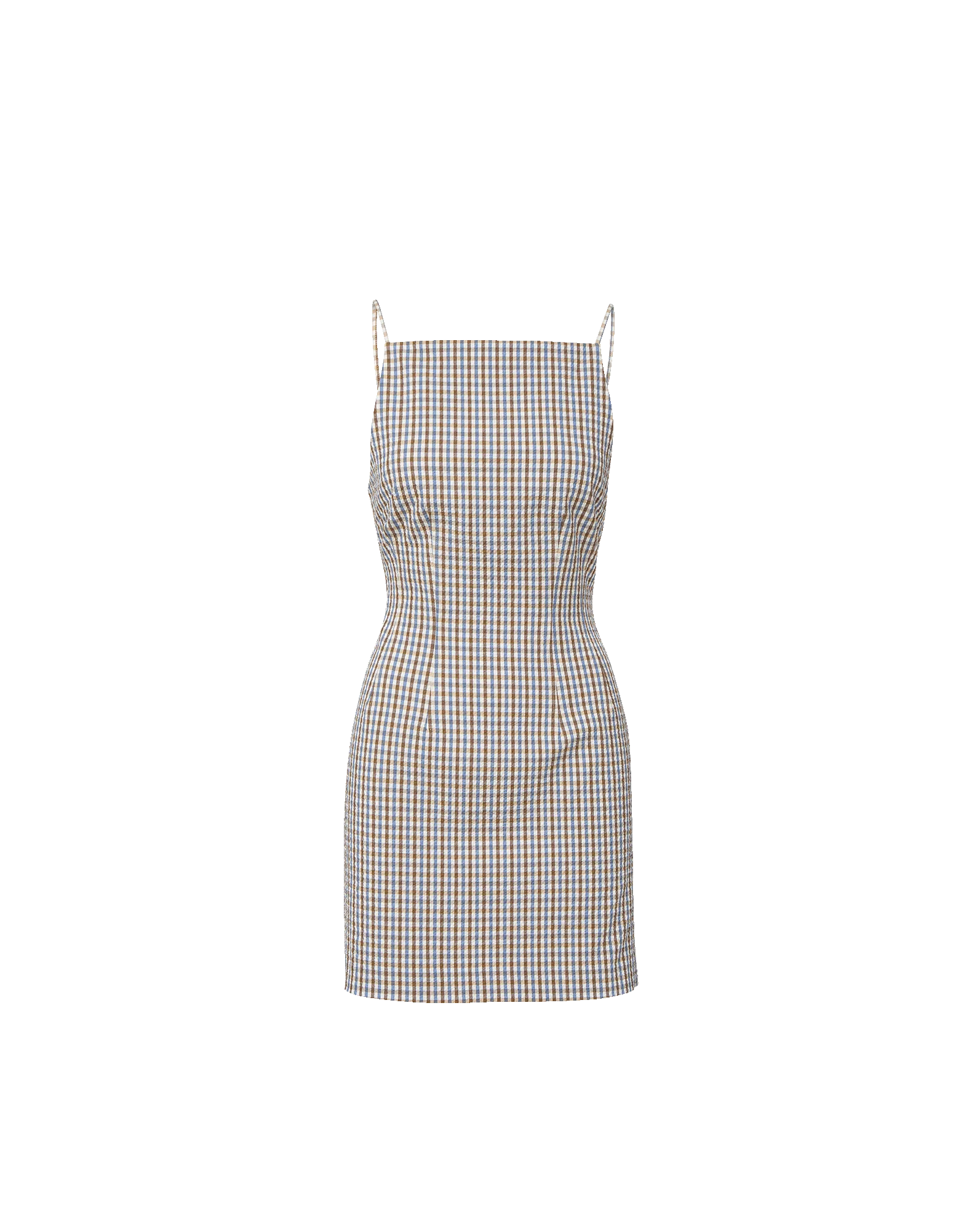 CHESTER GINGHAM MINI DRESS