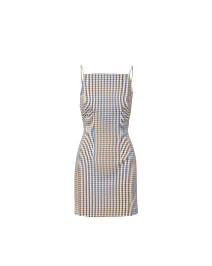 CHESTER GINGHAM MINI DRESS