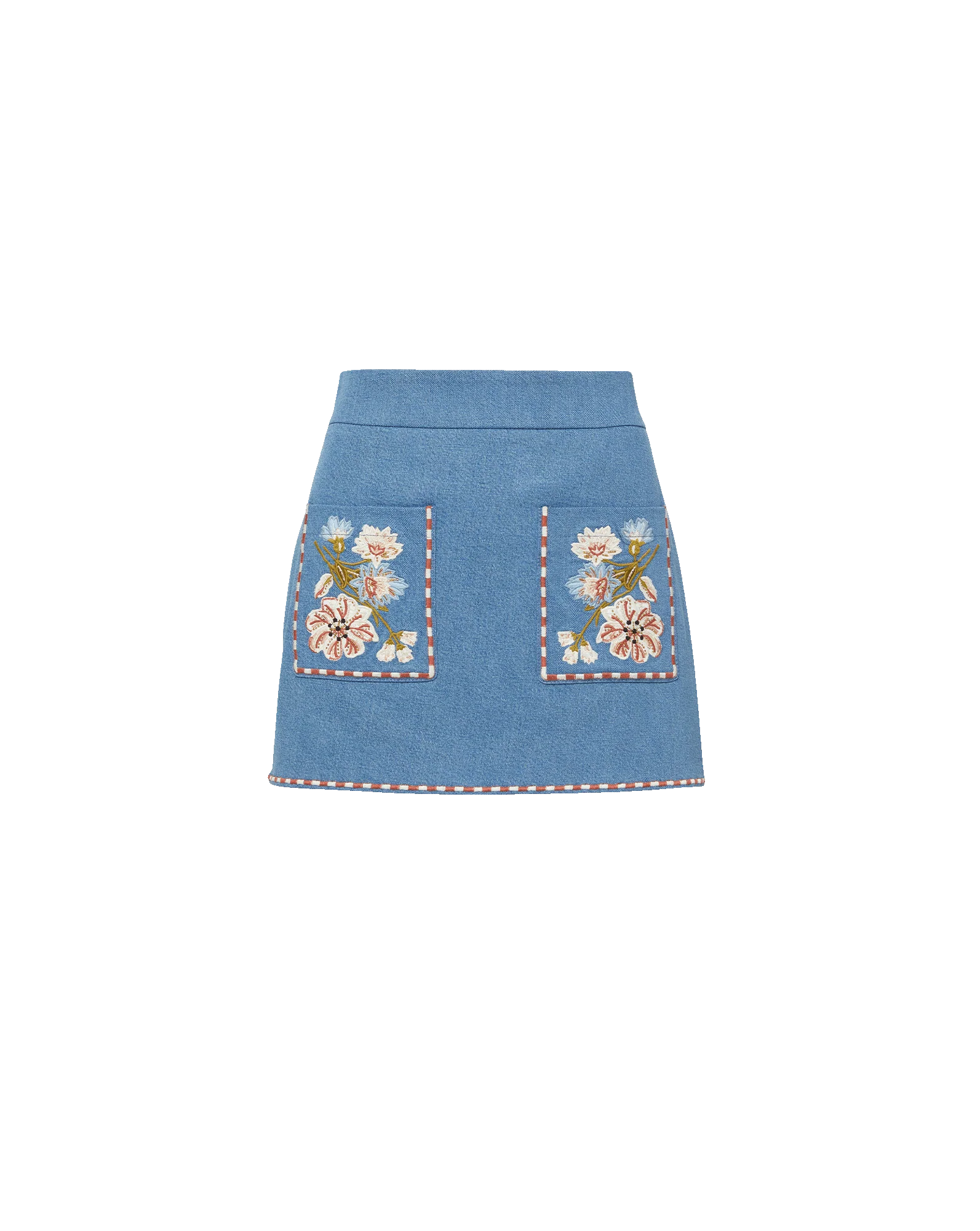 PALLAS EMBROIDERED MINI SKIRT