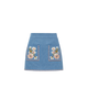 PALLAS EMBROIDERED MINI SKIRT