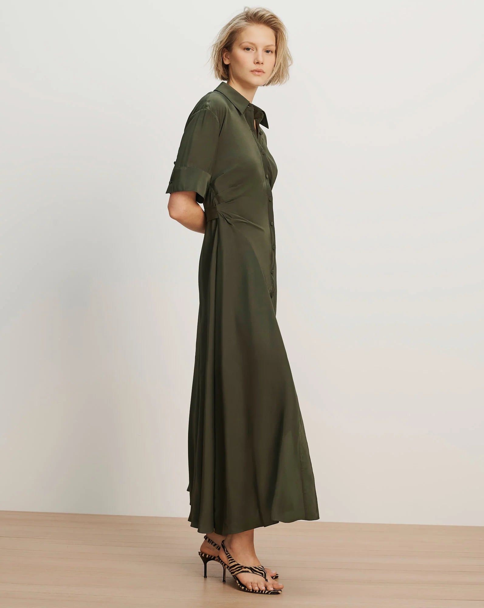 PERRENNA MAXI SHIRTDRESS