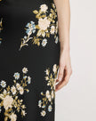 CLOVER FLORAL MIDI SKIRT